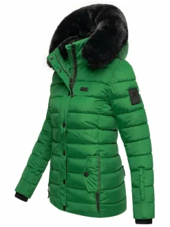 Navahoo Jacken & Westen<Damen Winterjacke - Milianaa grün uni