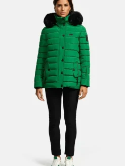 Navahoo Jacken & Westen<Damen Winterjacke - Milianaa grün uni