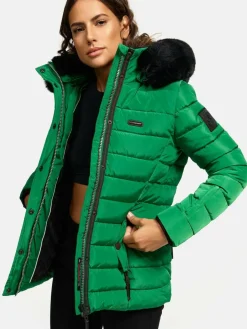 Navahoo Jacken & Westen<Damen Winterjacke - Milianaa grün uni