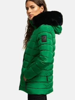 Navahoo Jacken & Westen<Damen Winterjacke - Milianaa grün uni
