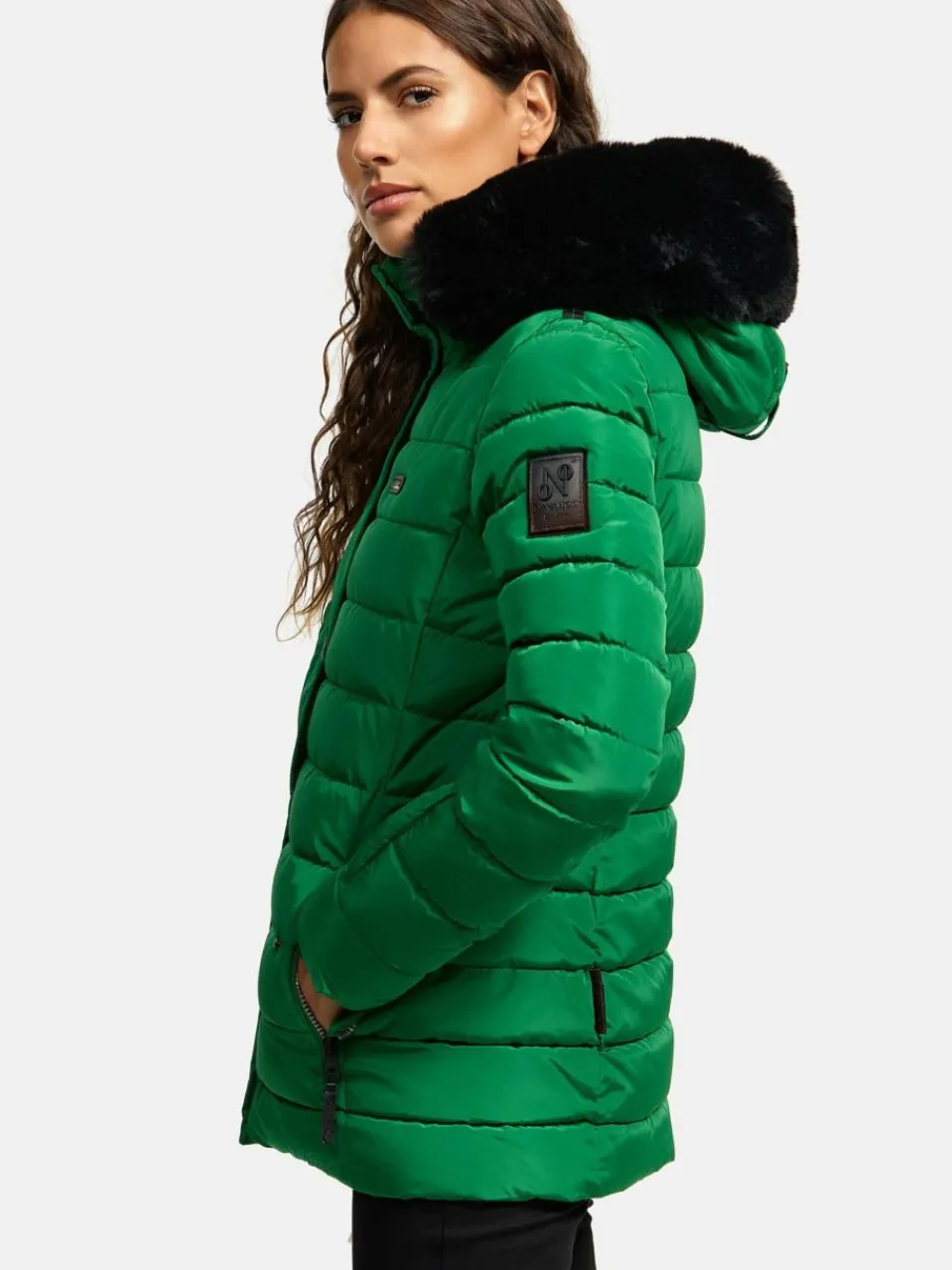 Navahoo Jacken & Westen<Damen Winterjacke - Milianaa grün uni