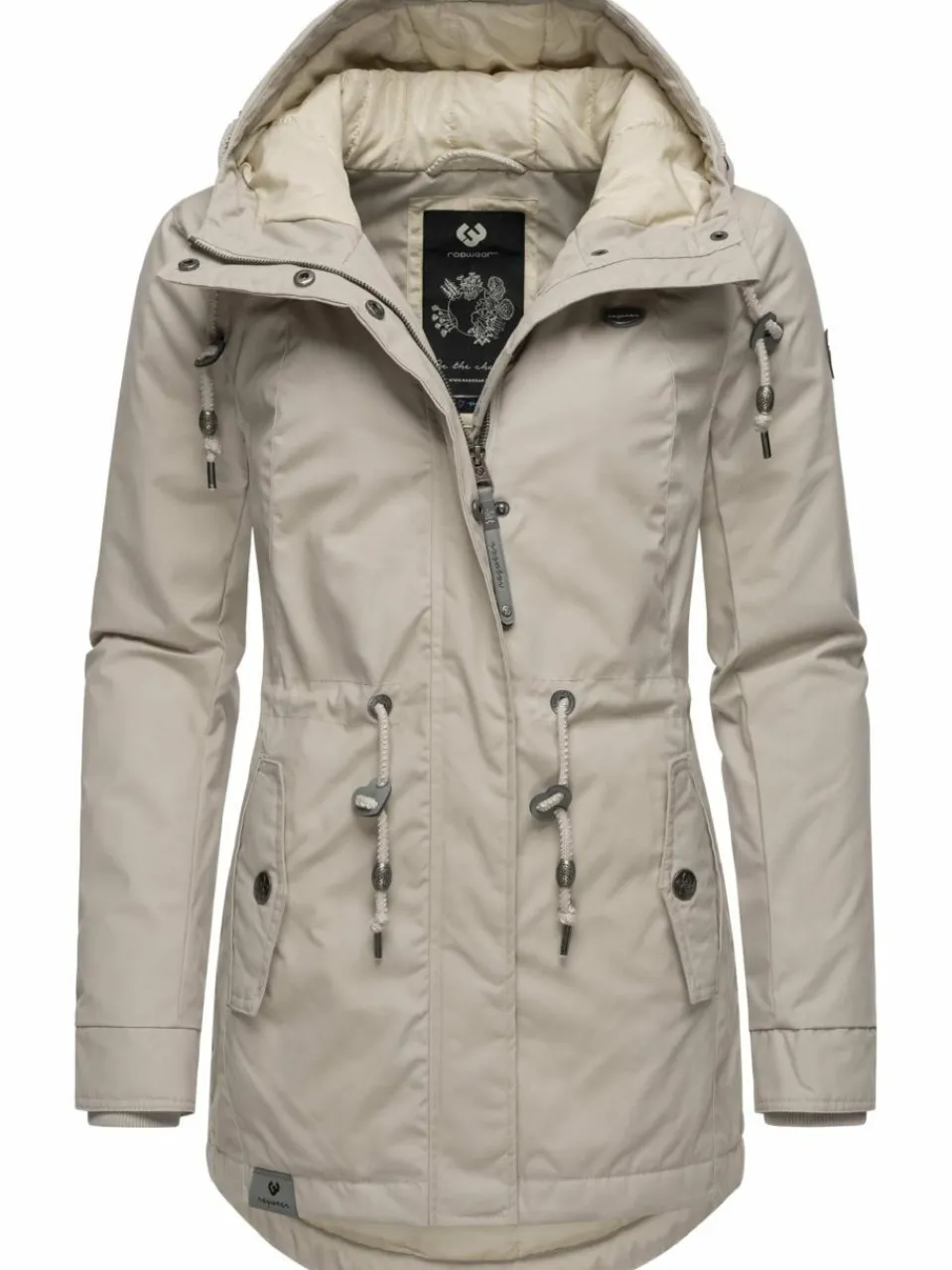 Ragwear Jacken & Westen<Damen Winterjacke - Monadis Black Label grau uni