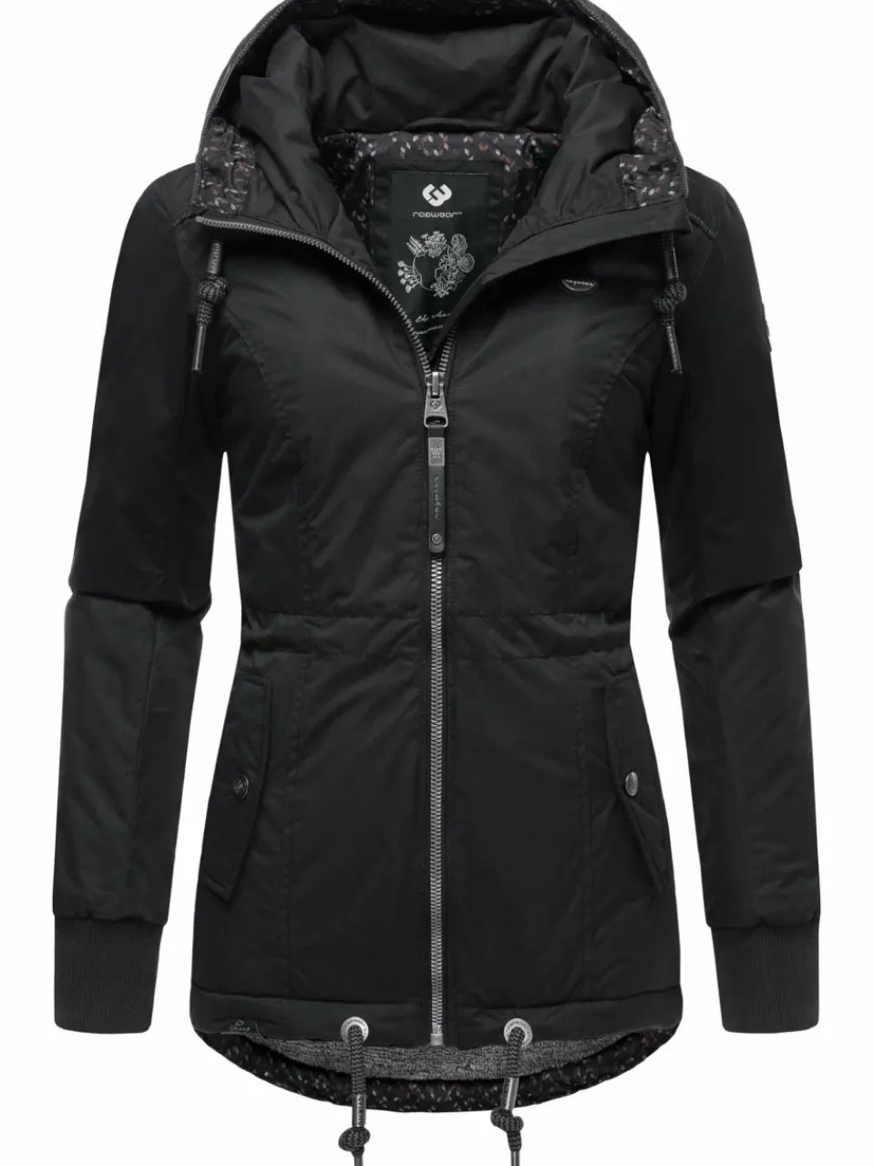 Ragwear Jacken & Westen<Damen Winterjacke - YM-Danka schwarz uni