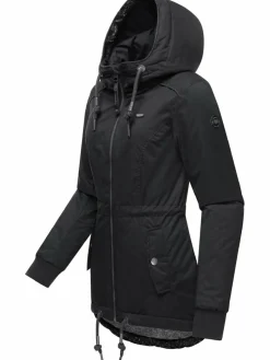 Ragwear Jacken & Westen<Damen Winterjacke - YM-Danka schwarz uni