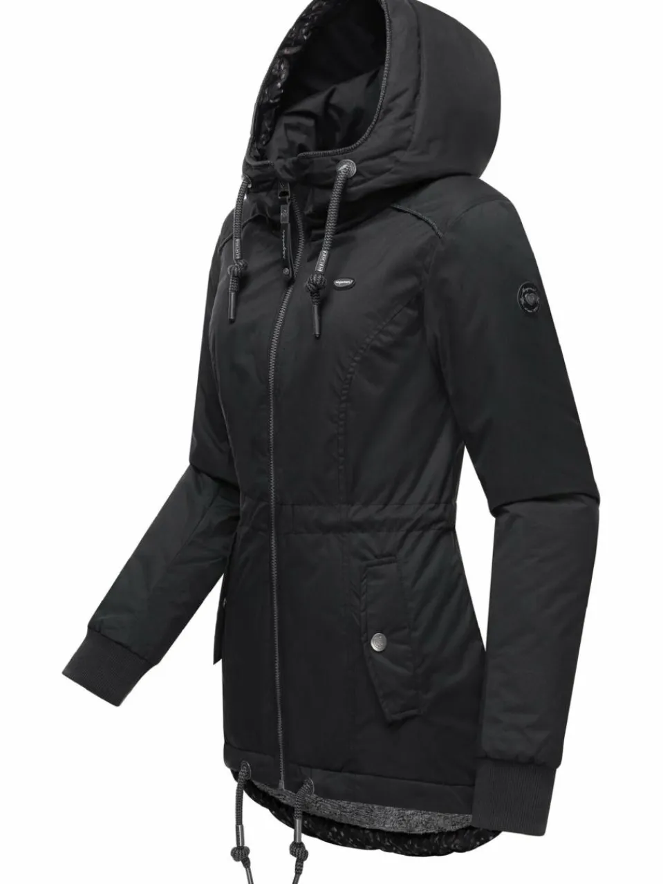 Ragwear Jacken & Westen<Damen Winterjacke - YM-Danka schwarz uni