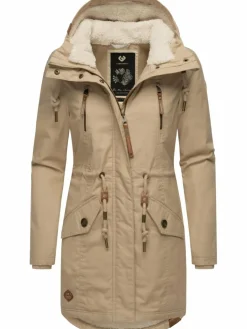 Ragwear Jacken & Westen<Damen Wintermantel - Elsie taupe uni