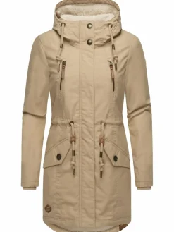 Ragwear Jacken & Westen<Damen Wintermantel - Elsie taupe uni
