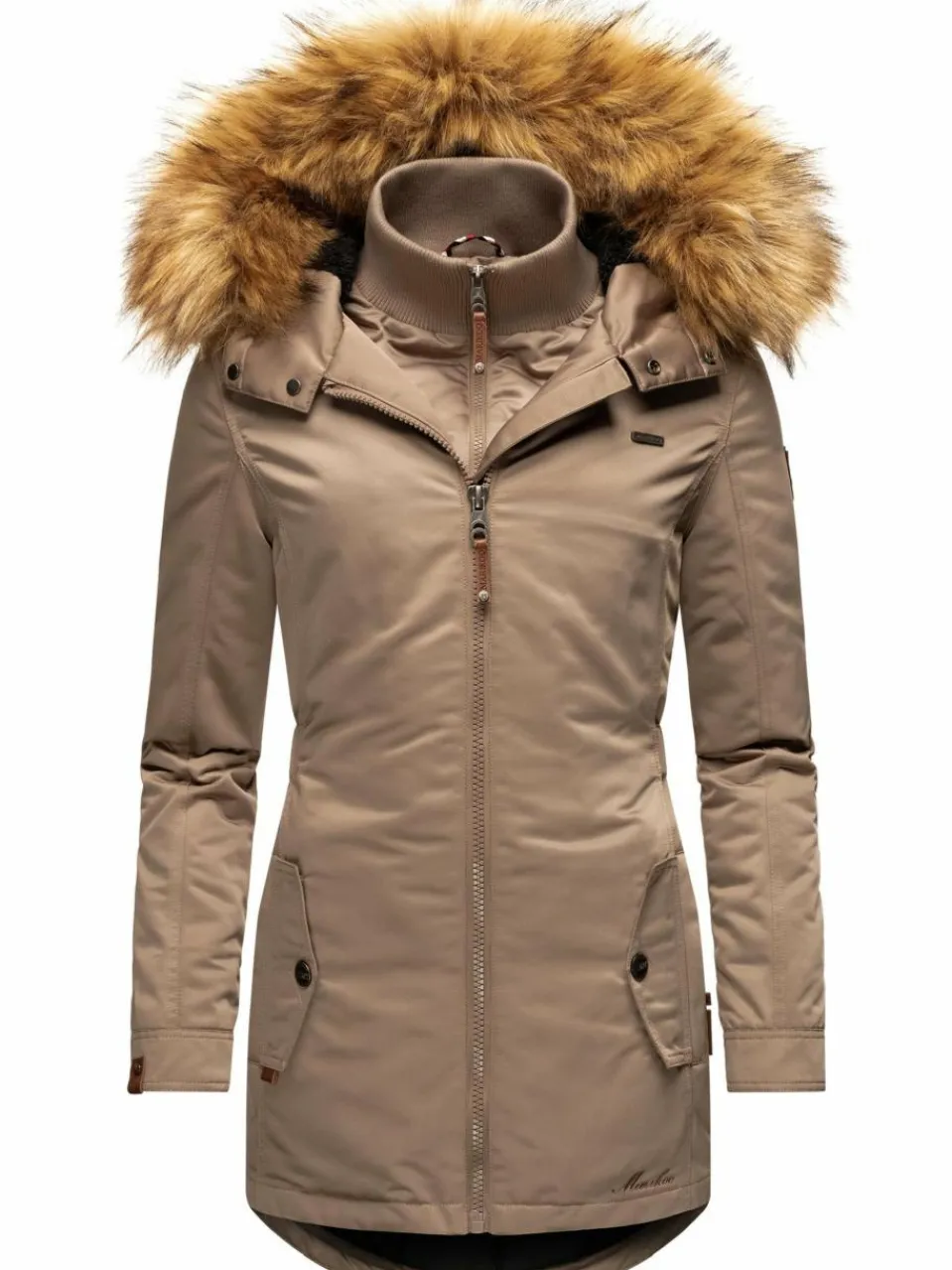 Marikoo Jacken & Westen<Damen Wintermantel - Sanakoo taupe uni
