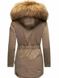 Marikoo Jacken & Westen<Damen Wintermantel - Sanakoo taupe uni