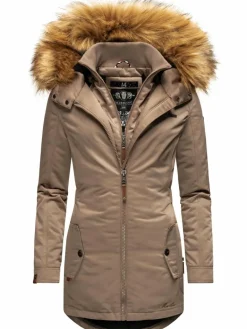 Marikoo Jacken & Westen<Damen Wintermantel - Sanakoo taupe uni