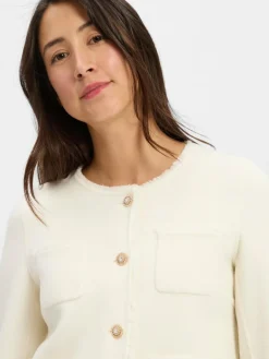 Marc Cain Collections Blazer|Jacken & Westen<Damen Wollblazer ecru uni