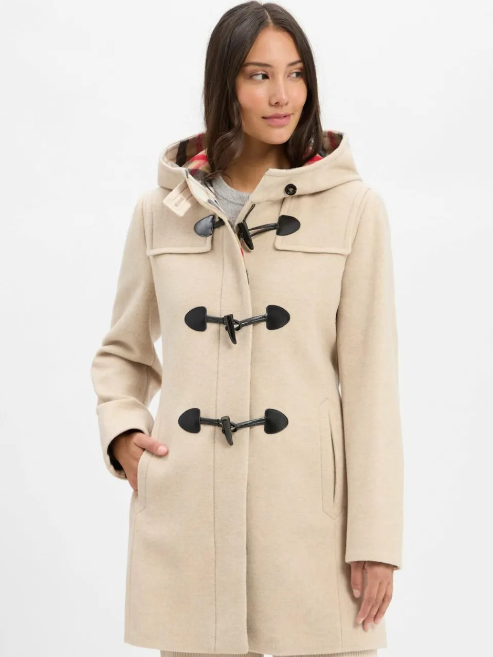 Gil Bret Jacken & Westen<Damen Wolljacke beige uni