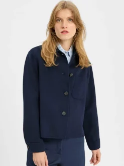 Weekend Max Mara Jacken & Westen<Damen Wolljacke - Nordica marine uni