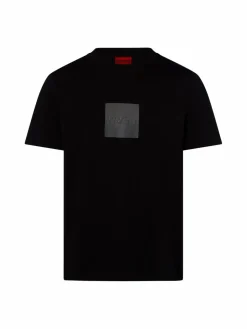 HUGO Shirts<Dusplit schwarz bedruckt