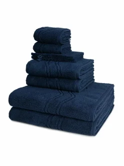 Ross Heimtextilien<Handtuchset 8-teilig - Cashmere feeling blau uni