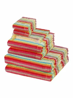 Cawö Heimtextilien<Handtuchset 8-teilig - Lifestyle mehrfarbig gestreift