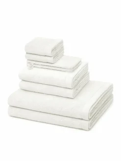 Cawö Heimtextilien<Handtuchset 8-teilig - Lifestyle weiß uni