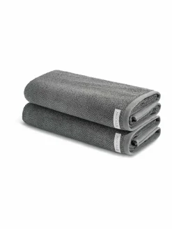 Ross Heimtextilien<Handtuchset 2-teilig - Selection Organic Cotton grau uni
