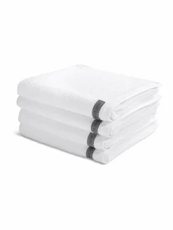 Ross Heimtextilien<Handtuchset 4-teilig - Selection Organic Cotton weiß uni