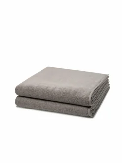 Ross Heimtextilien<Handtuchset 2-teilig - Sensual Skin grau uni