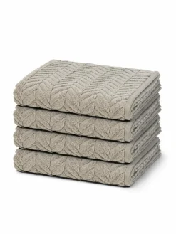 Ross Heimtextilien<Handtuchset 4-teilig - Sensual Skin braun uni