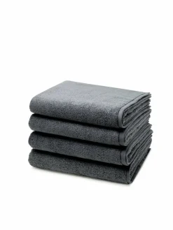 Ross Heimtextilien<Handtuchset 4-teilig - Sensual Skin grau uni