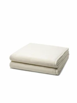 Ross Heimtextilien<Handtuchset 2-teilig - Sensual Skin beige weiß uni