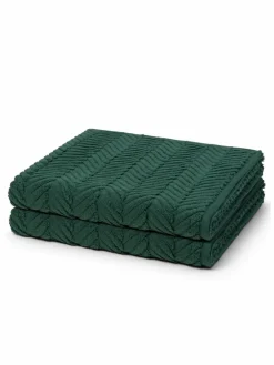 Ross Heimtextilien<Handtuchset 2-teilig - Sensual Skin tanne grün uni