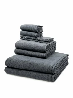 Ross Heimtextilien<Handtuchset 8-teilig - Sensual Skin grau uni