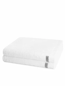 Ross Heimtextilien<Handtuchset 2-teilig - Sinfonie weiß uni