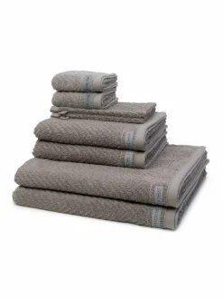 Ross Heimtextilien<Handtuchset 8-teilig - Smart grau uni