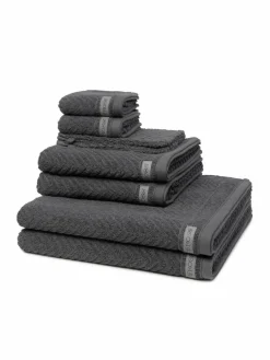 Ross Heimtextilien<Handtuchset 8-teilig - Smart grau uni