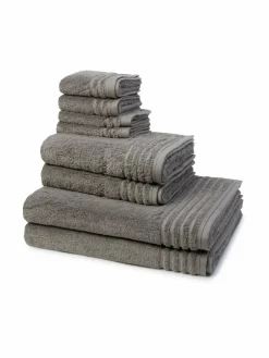 Vossen Heimtextilien<Handtuchset 8-teilig - Vienna Style Supersoft grau uni