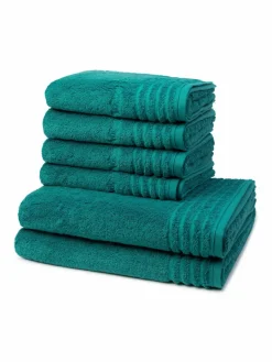 Vossen Heimtextilien<Handtuchset 6-teilig - Vienna Style Supersoft blau hellblau uni