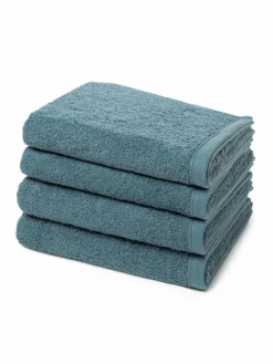 Ross Heimtextilien<Handtuchset 4-teilig - Vita grün uni