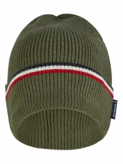 Daniel Hechter Mützen & Caps<Herren Accessoires - Strickmütze grün gestreift