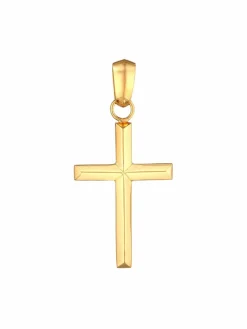 KUZZOI Schmuck<Herren Anhänger gold uni
