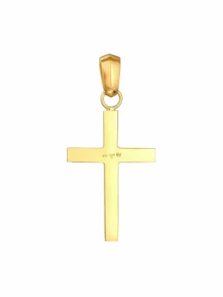 KUZZOI Schmuck<Herren Anhänger gold uni