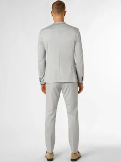 Finshley & Harding London Anzüge<Herren Anzug - Brixdon-3/Hoxdon hellblau gemustert