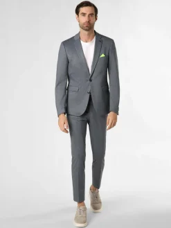 Finshley & Harding London Anzüge<Herren Anzug - Brixdon-Hoxdon marine grau meliert