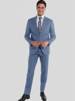 Steffen Klein Anzüge<Herren Anzug - REGULAR FIT hellblau uni