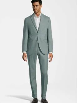 Steffen Klein Anzüge<Herren Anzug - REGULAR FIT grün uni