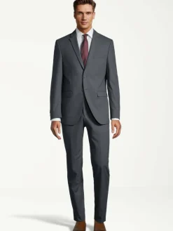 Steffen Klein Anzüge<Herren Anzug - Slim Fit anthrazit uni