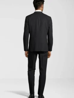 Steffen Klein Anzüge<Herren Anzug - Slim-Fit schwarz uni