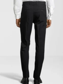 Steffen Klein Anzüge<Herren Anzug - Slim-Fit schwarz uni