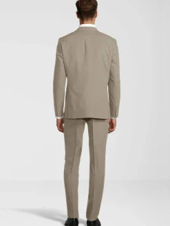 Steffen Klein Anzüge<Herren Anzug - Slim-Fit beige uni