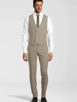 Steffen Klein Anzüge<Herren Anzug - Slim-Fit beige uni