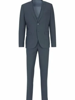 Steffen Klein Anzüge<Herren Anzug - Slim-Fit blau uni