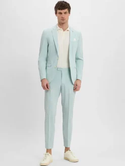Finshley & Harding London Anzüge<Herren Anzug Slim Fit - Brixdon-Hoxdon mint meliert