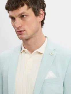 Finshley & Harding London Anzüge<Herren Anzug Slim Fit - Brixdon-Hoxdon mint meliert